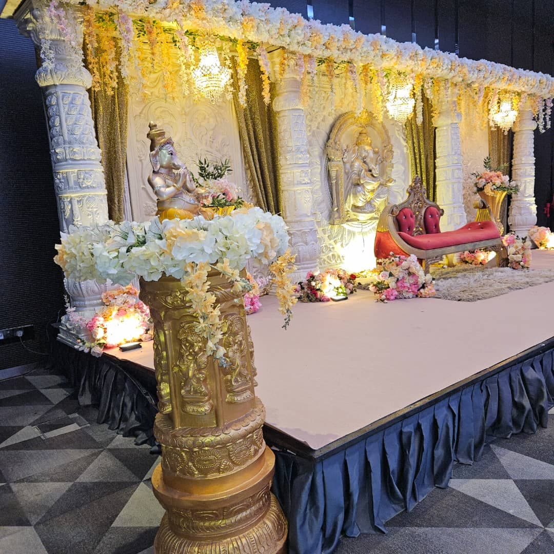 Wedding stage styling
