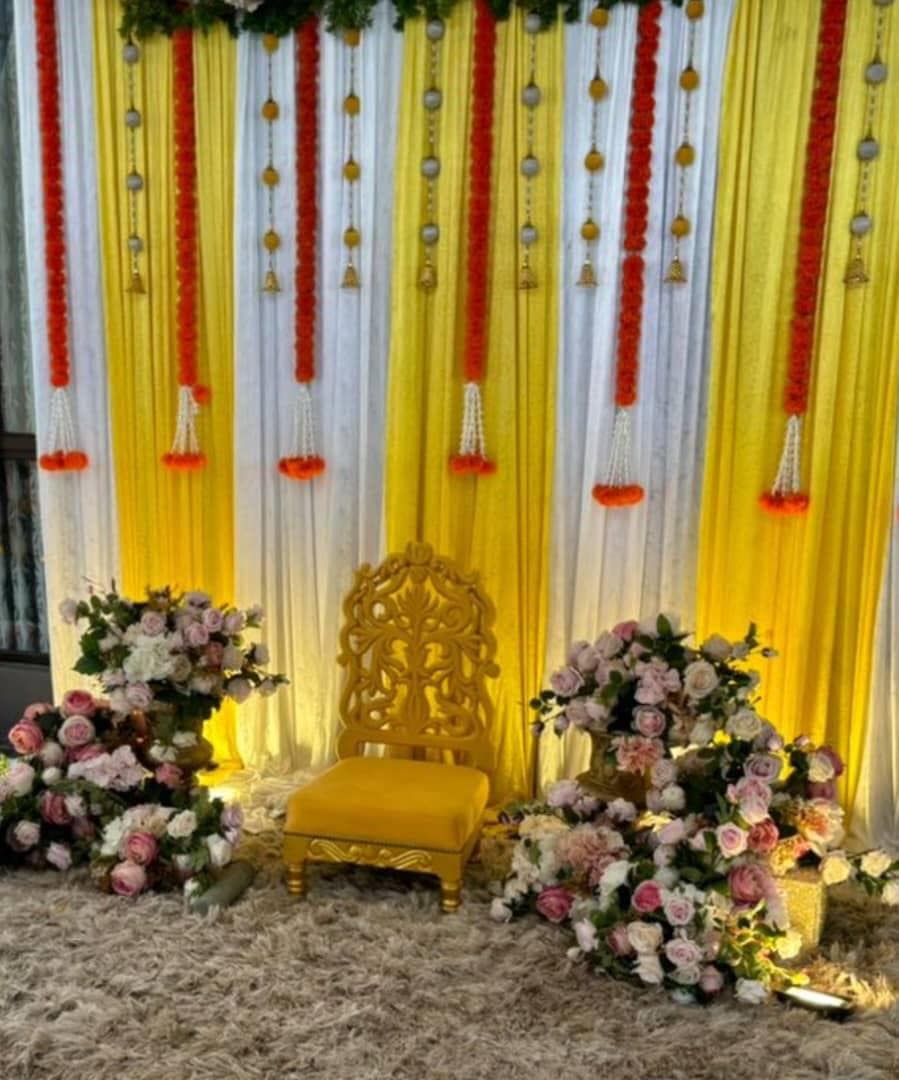 Traditional celebration backdrop